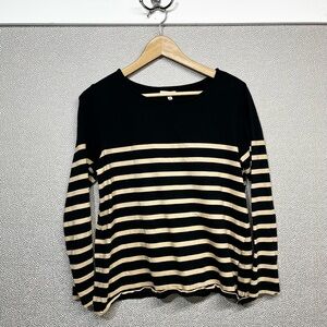 M Maurices Boat Neck Long Sleeve Top